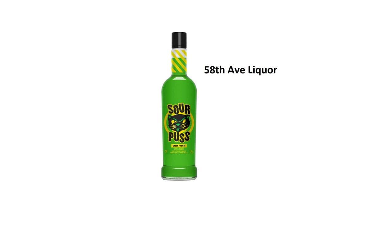 SOUR PUSS - SOUR APPLE (1 x 750ML)