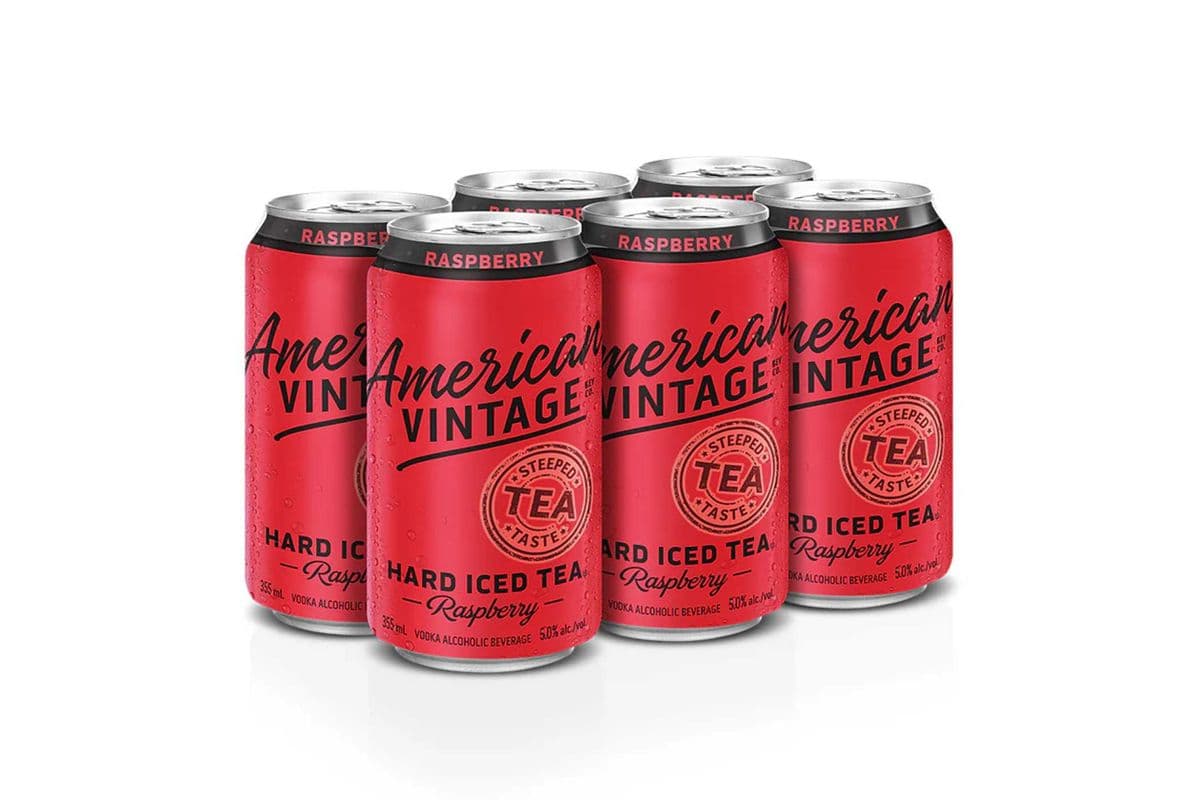 American Iced Vintage Raspberry (6 x 355 ml Cans)