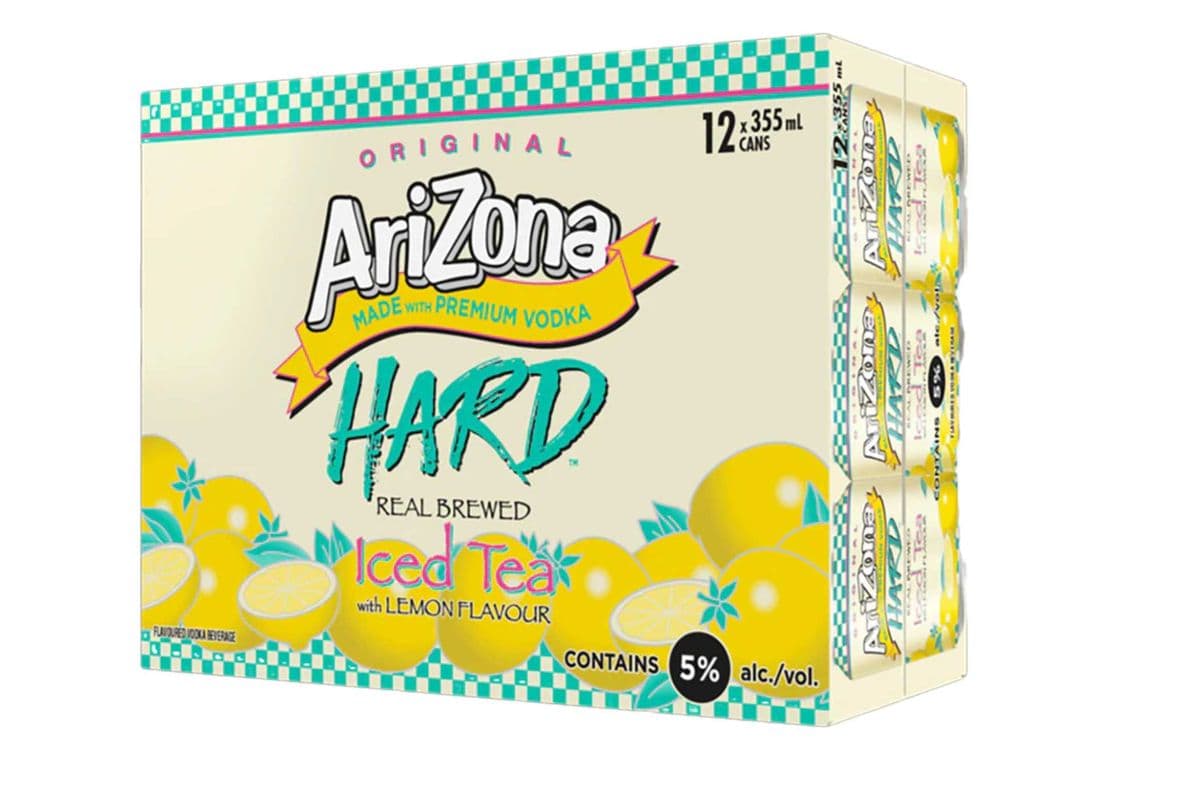 ARIZONA HARD LEMON ICED TEA 12PK (12 x 355ml)