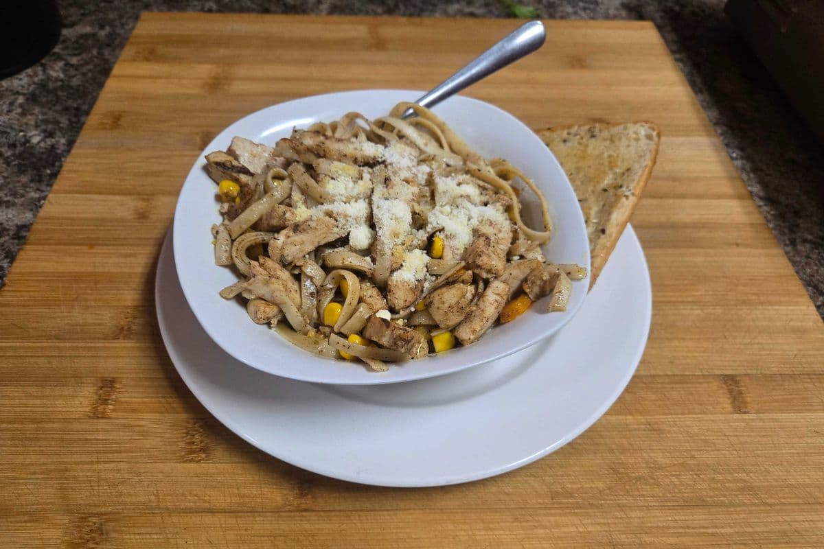 Spanish Jerk Fettuccine