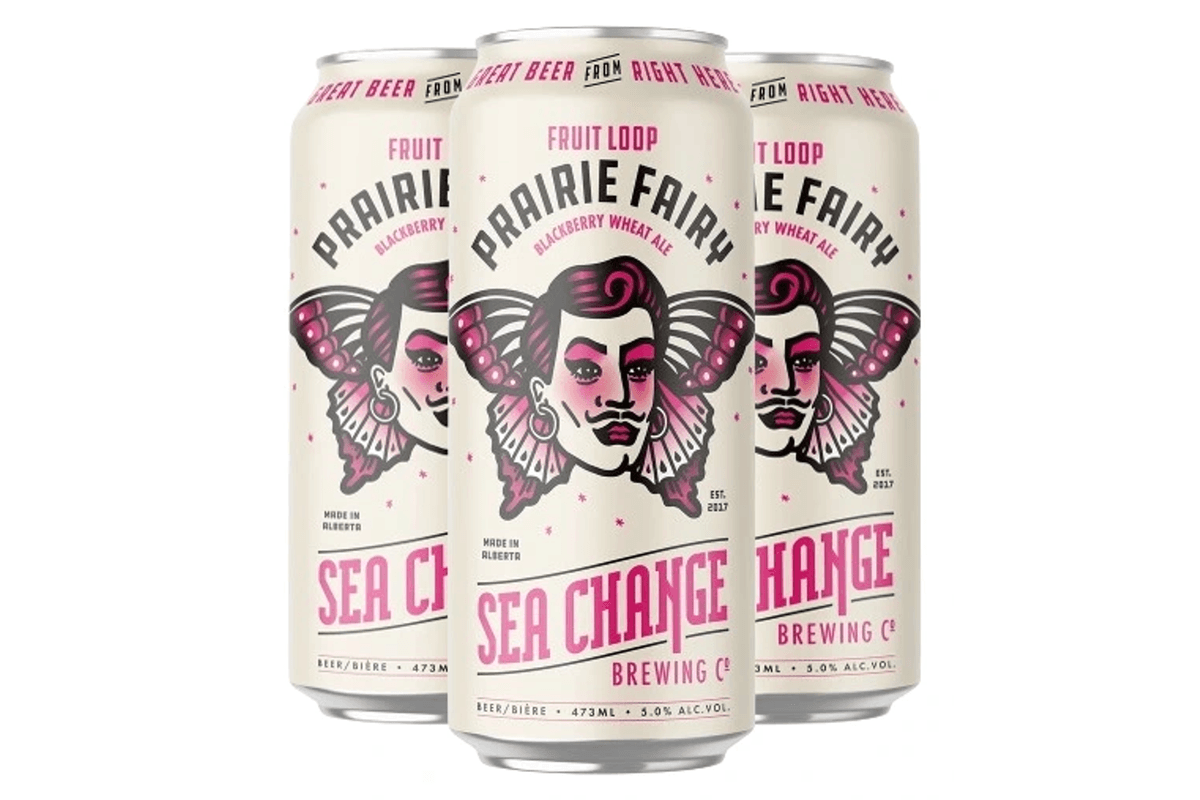 Sea Change Prairie Fairy Blackberry Wheat Ale 473ml 4pk Can