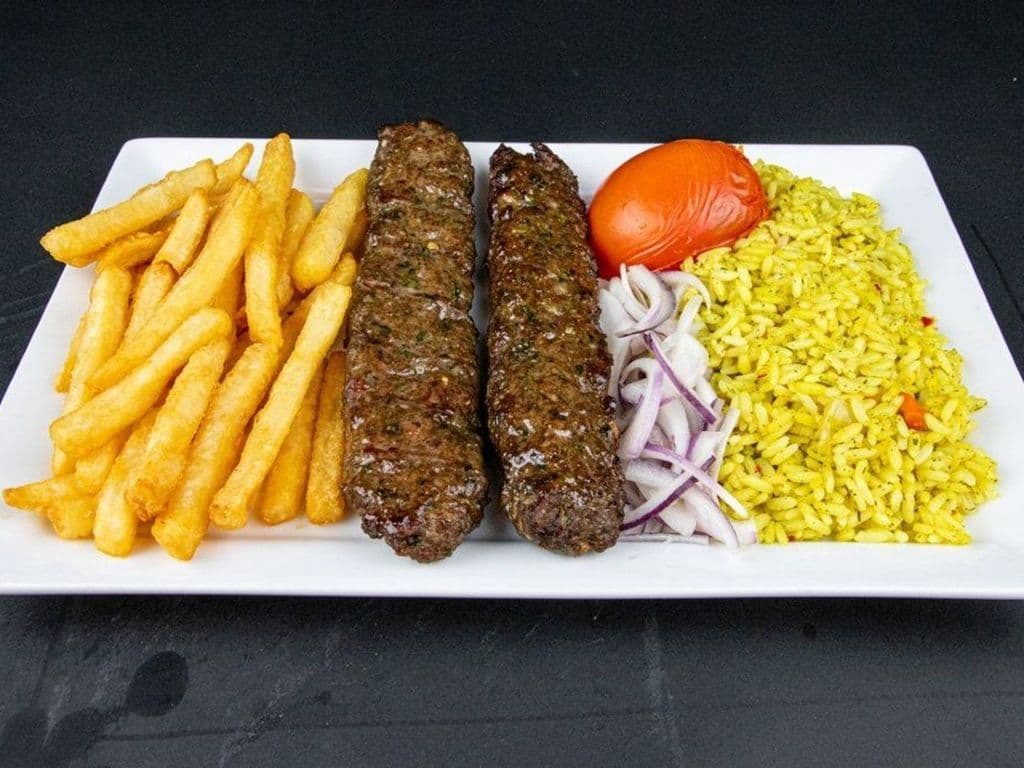 Plat Kafta Kebab