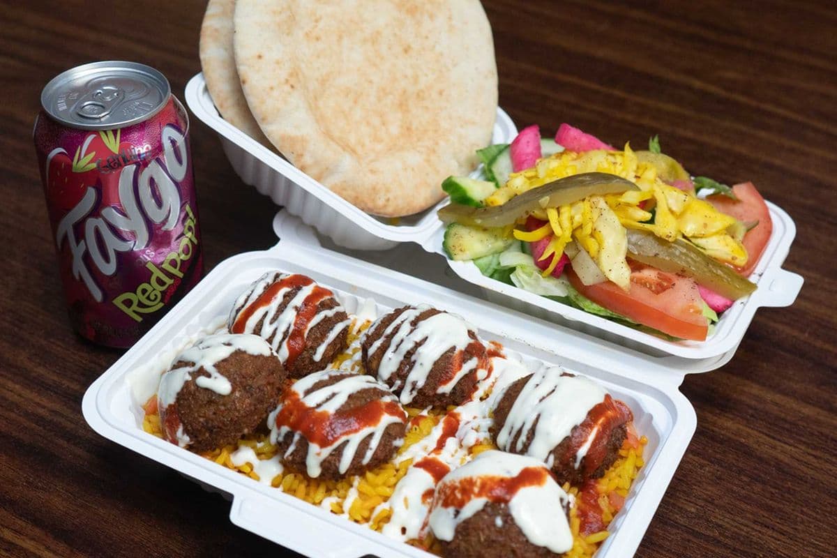 Falafel with Rice Combo