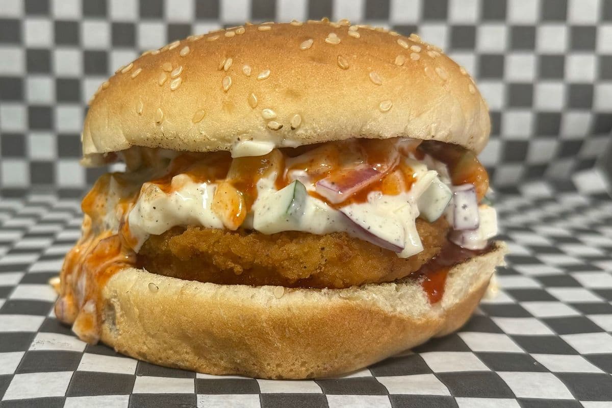 Creamy Crispy Chicken Burger