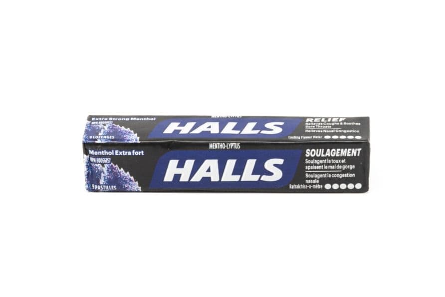 Halls extra Fort 9 pastilles soulagement