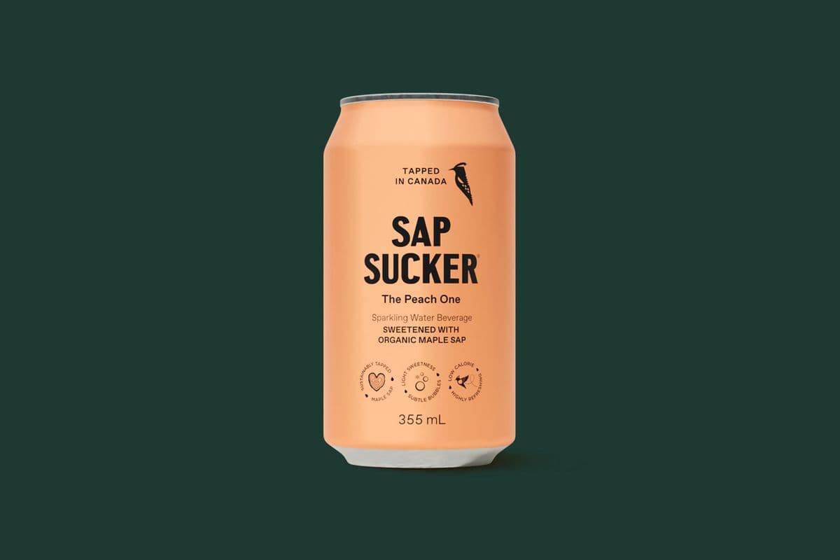 Sapsucker The Peach One Sparkling Water
