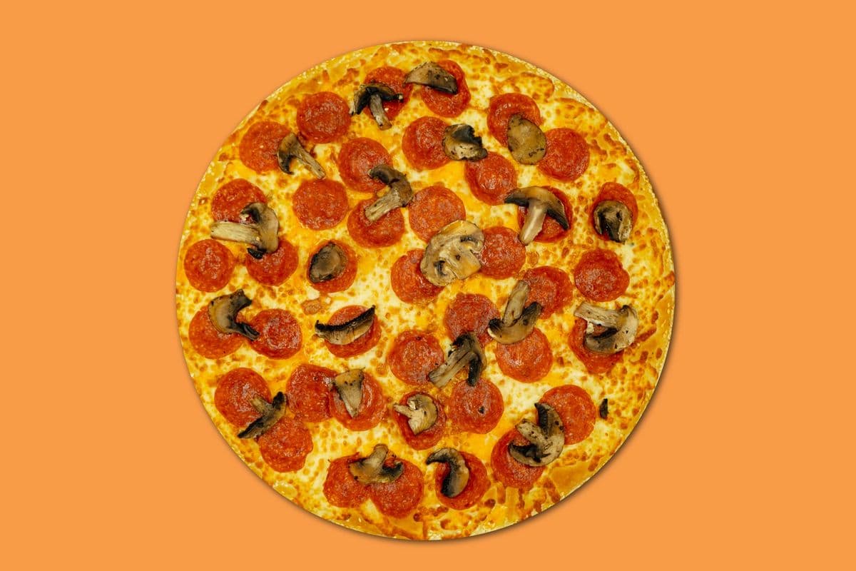 3. 14" Large Pepperoni and Mushroom Pizza