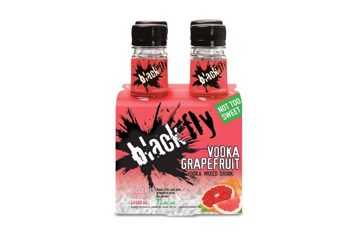 Black Fly Vodka Grapefruit 4x400ml (4 x 400 ml)
