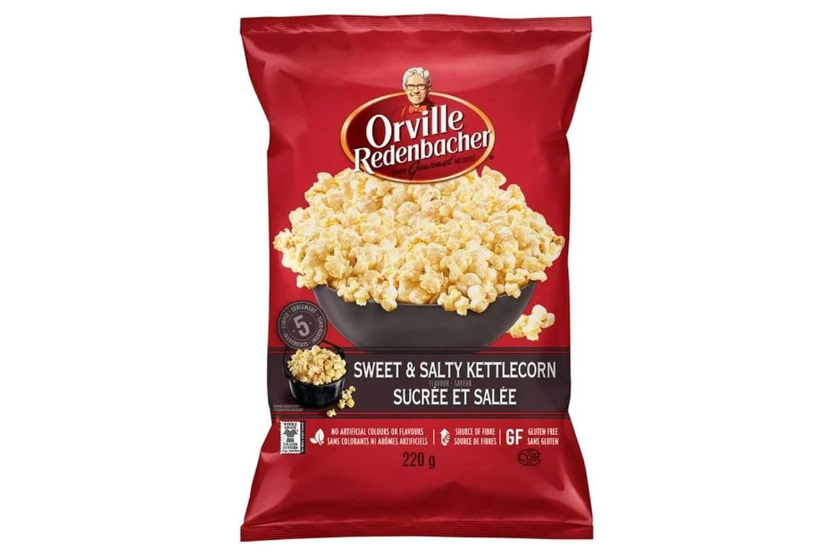 Orville Redenbacher Popcorn - Ready-to-Eat Sweet & Salty Kettlecorn (220 g)