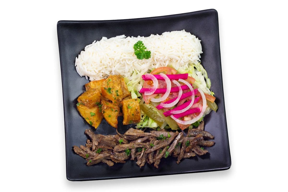 Beef Shawarma Plate Combo