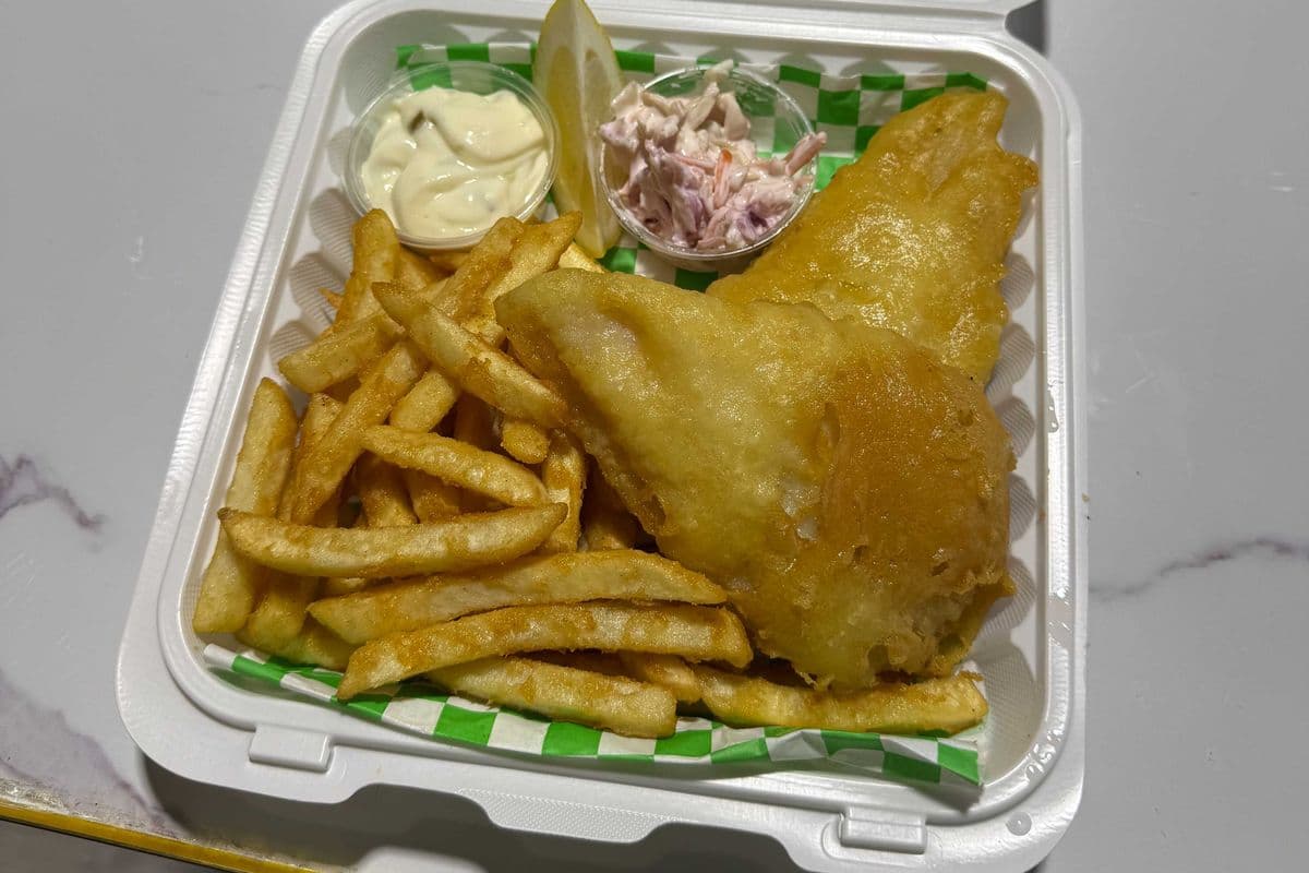 Golden Batter Fish and Chips
