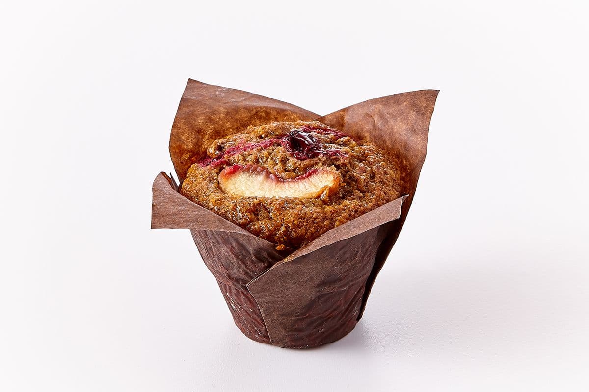 Muffin aux pommes et canneberges (faible en gras) / Apple and Cranberry Muffin (Low Fat)