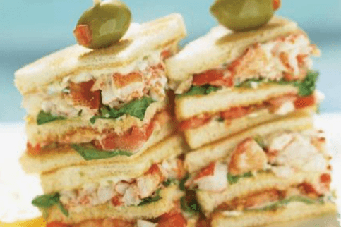 Chicky and Stripy Club Chicken Sandwich