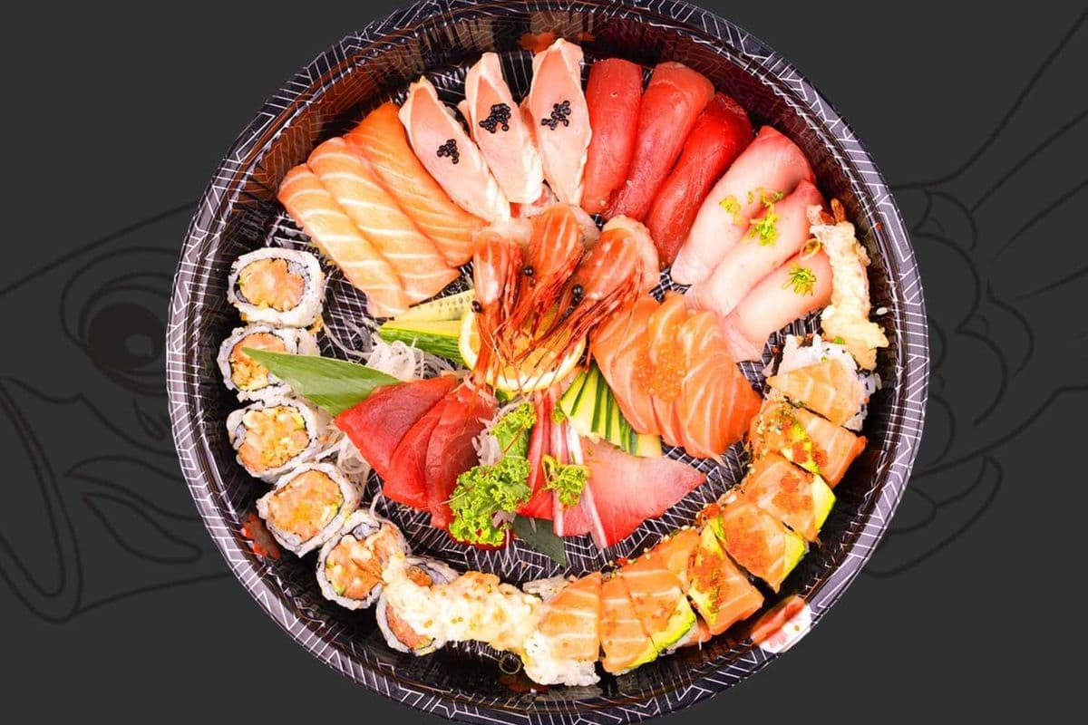 Sushi, Sashimi, Roll Platter ( Small 40 pcs)