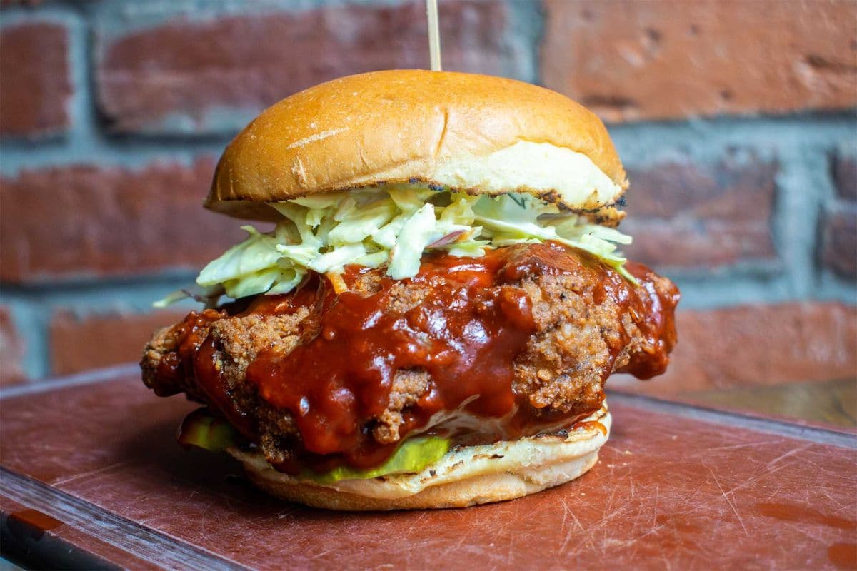 Matty's Damn Fine Fried Chicken Sando