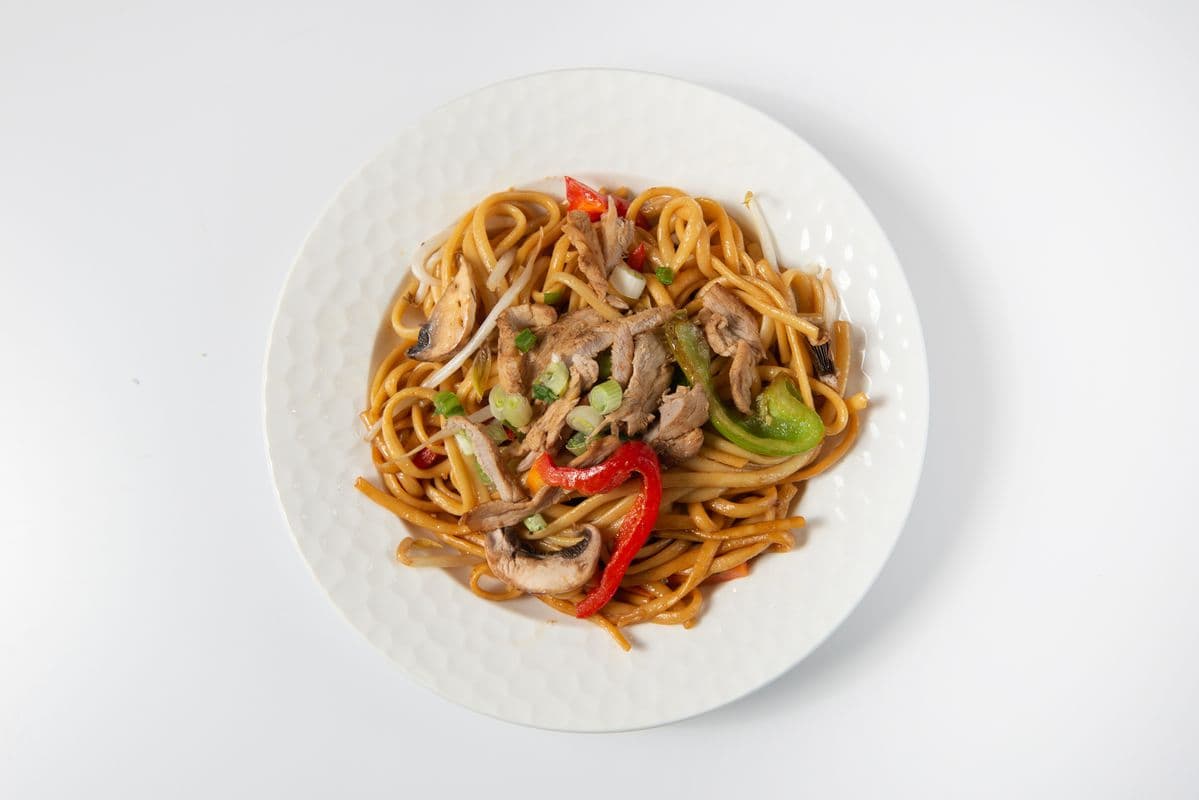 Spaghetti chinois au porc