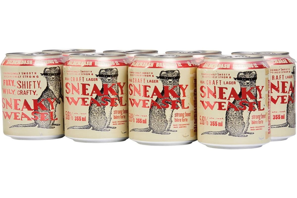 Balderdash Sneaky Weasel Craft Lager (8 x 355ML)