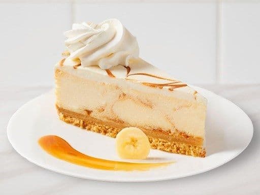 Tranche de Gâteau au Fromage Banane / Banana cheesecake slice