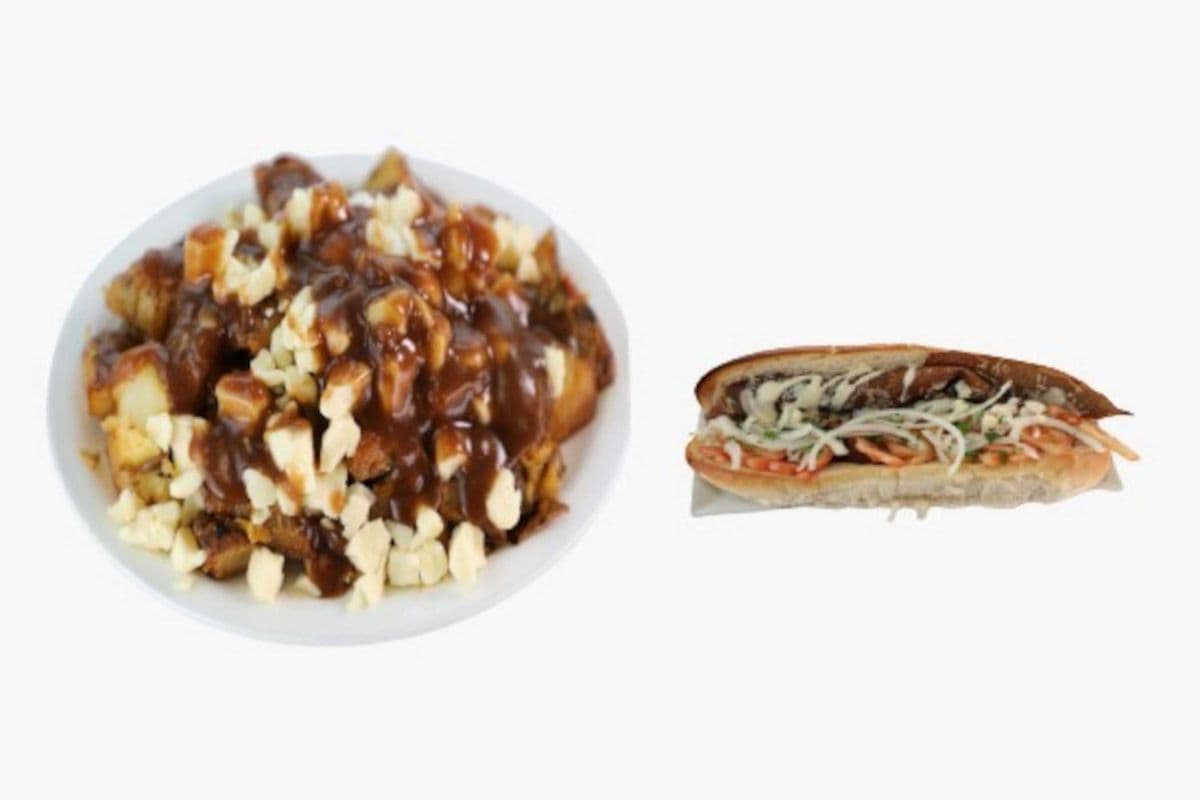 Shawarma Sub and Poutine Combo