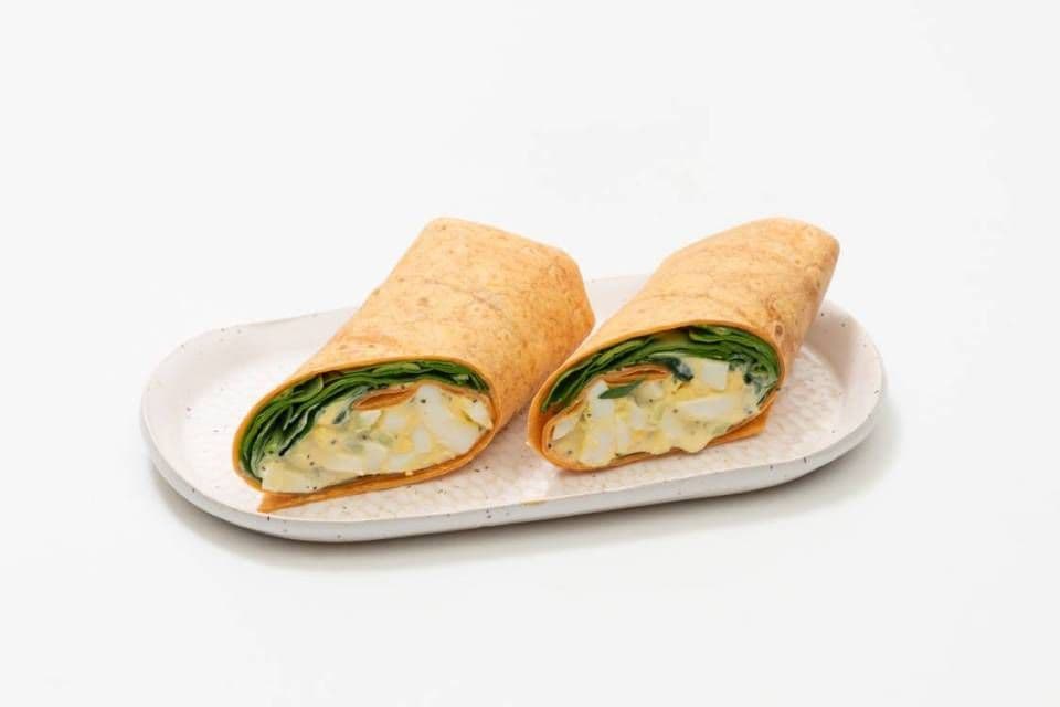 Wrap Salade aux Oeufs / Egg salad wrap