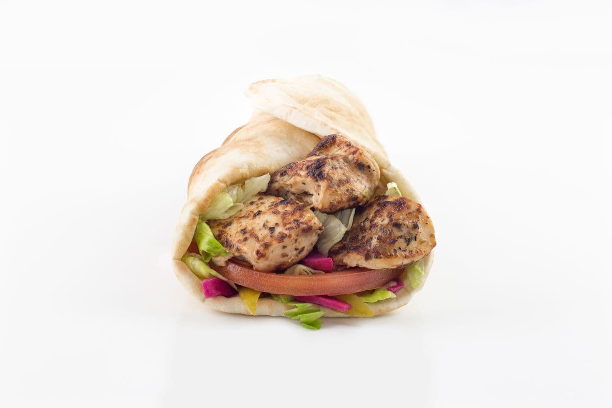 Large Chicken Souvlaki Wrap