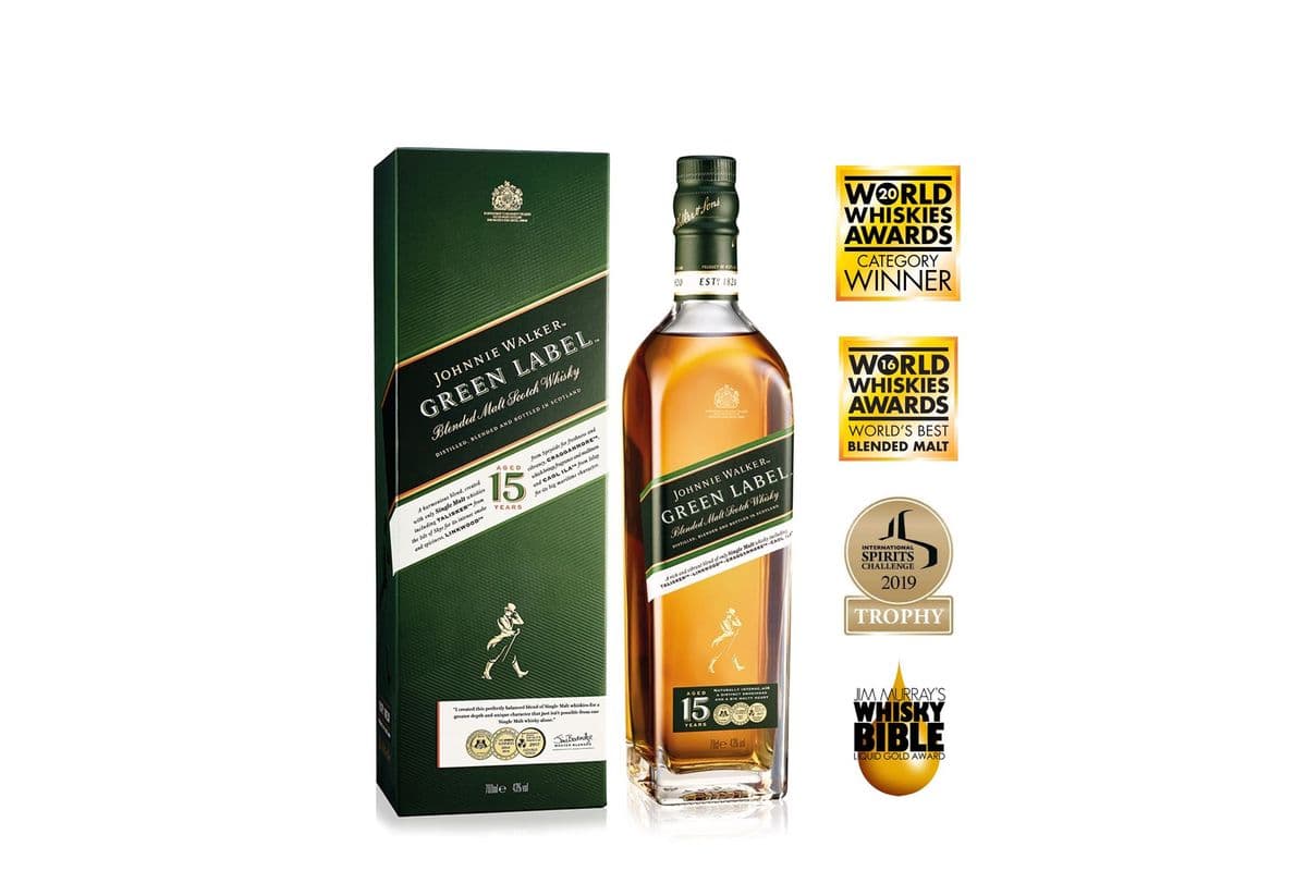 Johnnie Walker Green Label (1 x 750ml)