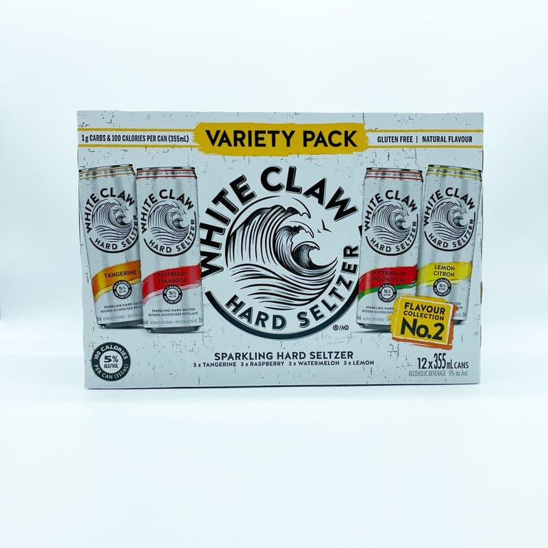 White Claw Variety Pack Flavour Collection No. 2 (12 x 355ml cans)
