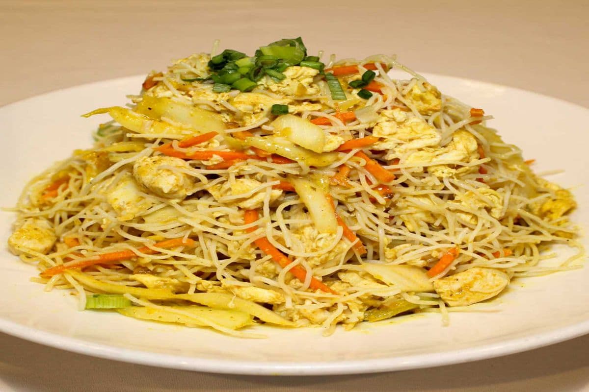 Chicken Curried Singapore Noodles