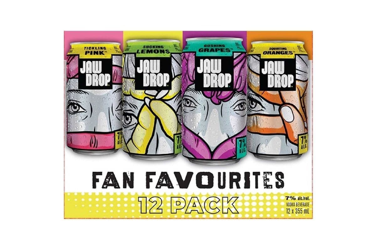 Jaw Drop Fan Favourites Variety-12 Pack (12 x 355ml)