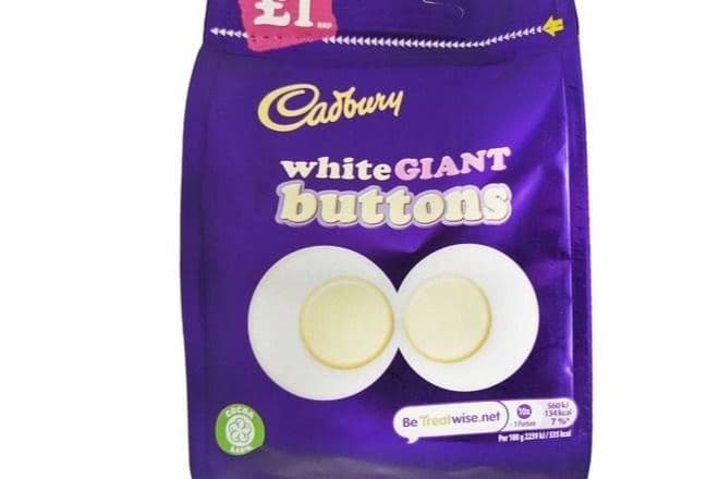 Cadbury White Buttons (85 g)