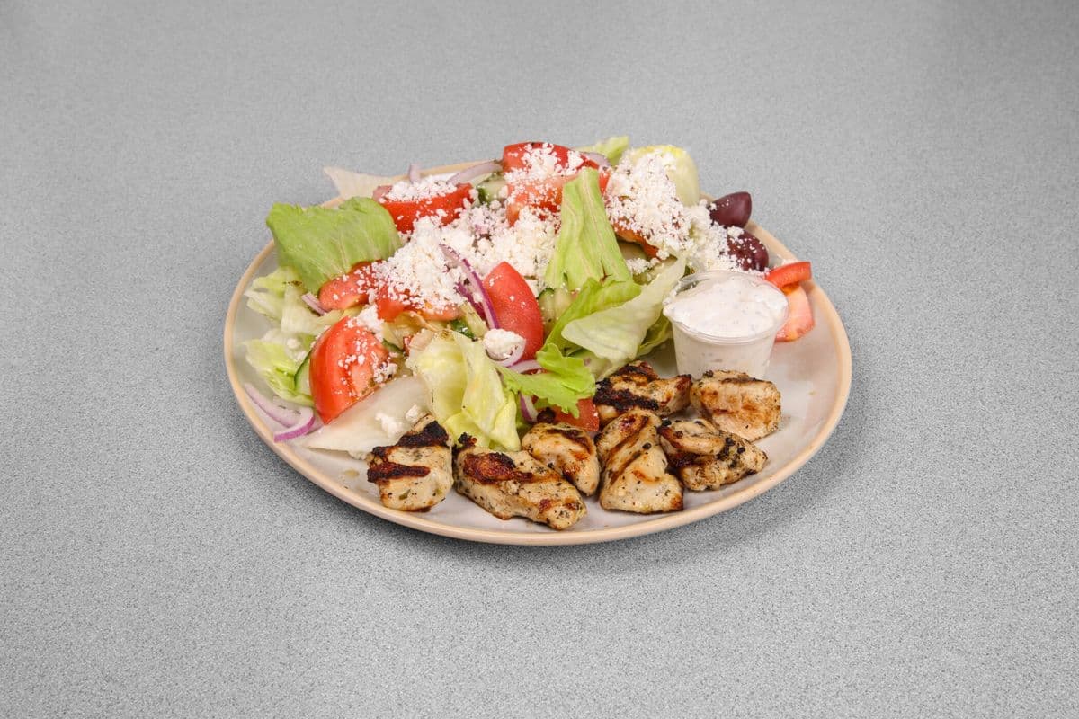 Greek Salad with Grilled Chicken