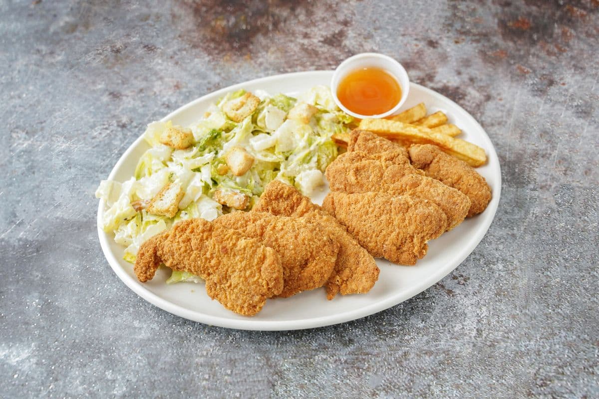 Chicken Tenders and Caesar