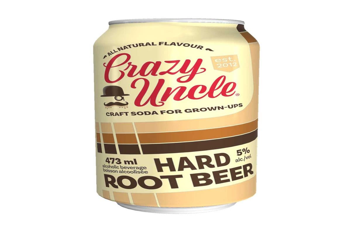 CRAZY UNCLE CRAFT SODA HARD ROOT BEER (1 x 473 ML)