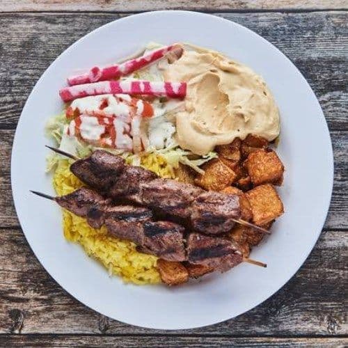 Assiette de shish kabab / Shish Kabab Plate
