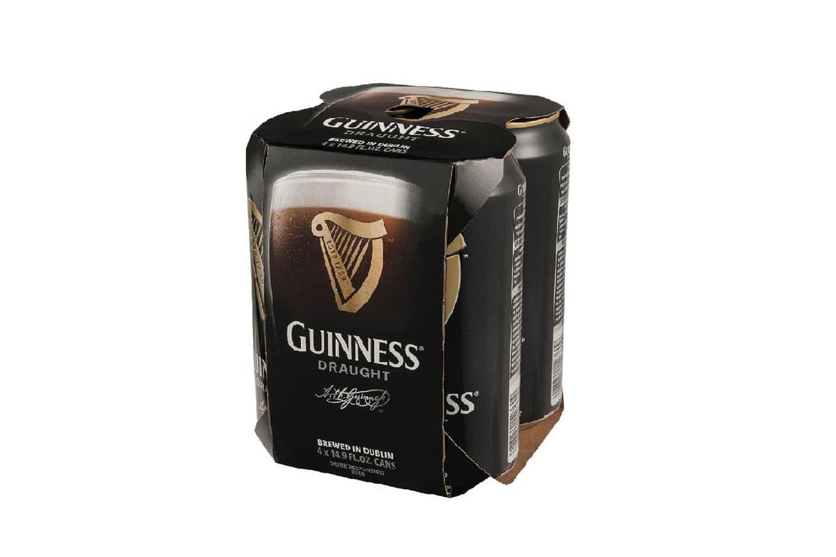 Guinness Draught Stout (4 Pack Cans) (4 x 440 ml)