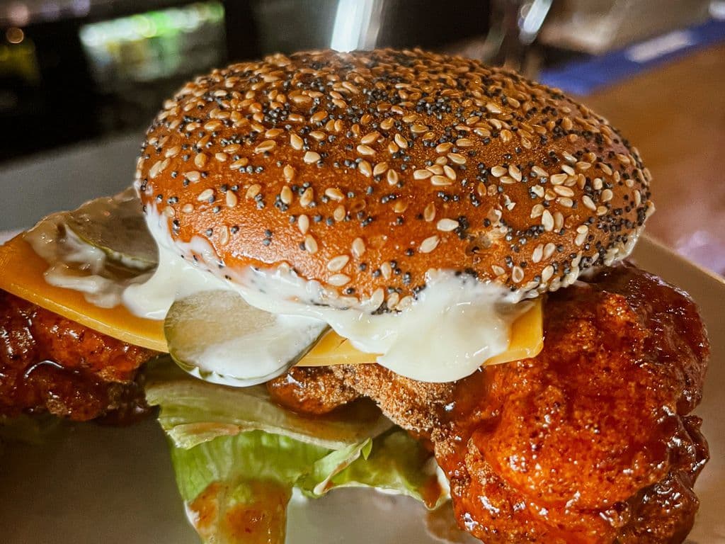 Gluten Free Nashville Hot Chicken Sandwich GF