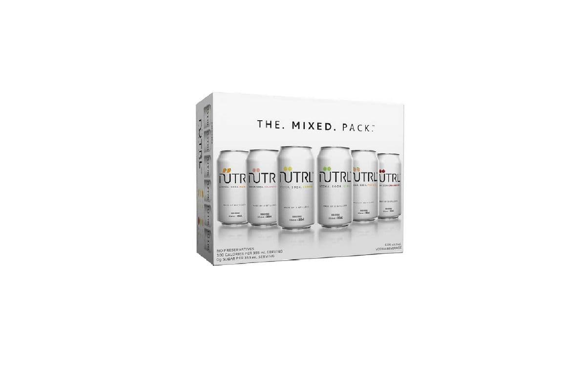 Nutrl Vodka Soda Mixed Pack (12 x 355ml cans)