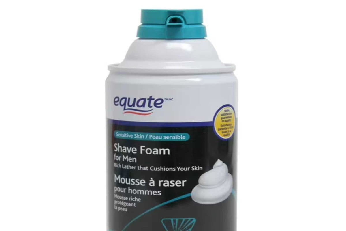 Equate Sensitive Skin Shave Foam, 311 g