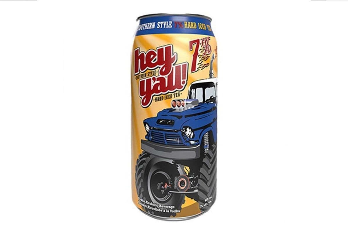 Hey Y'all Hard Iced Tea 7% (1 x 473 ml)