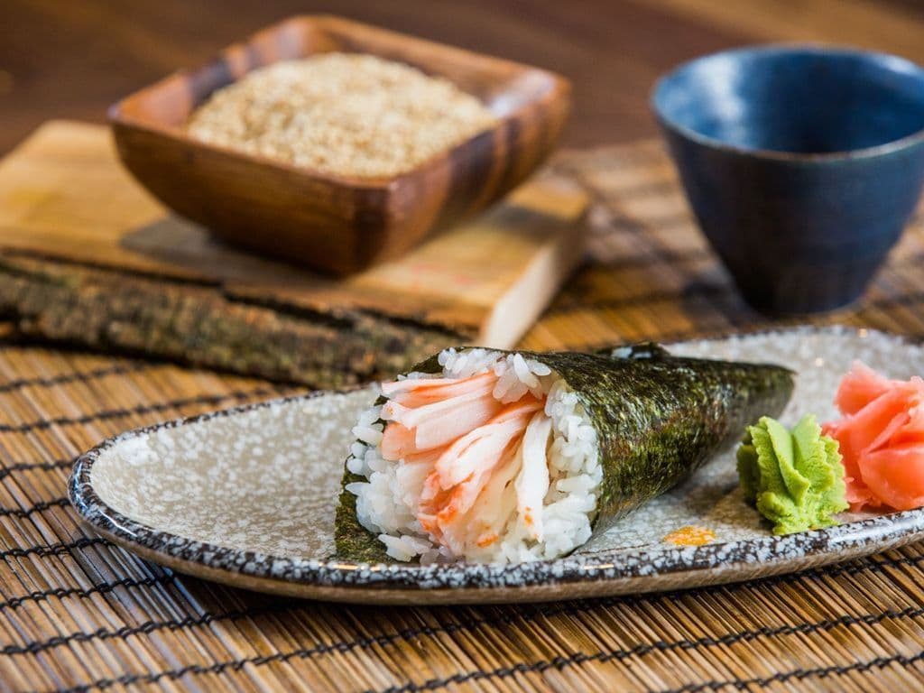 Crab Meat Handroll