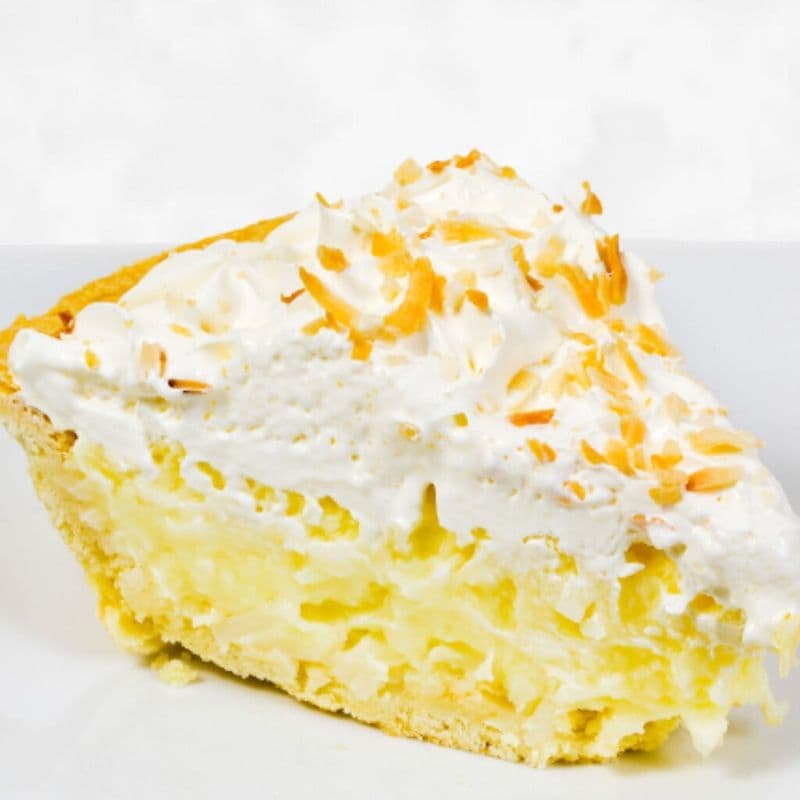 Coconut Cream Pie / Tarte à la crème de noix de coco