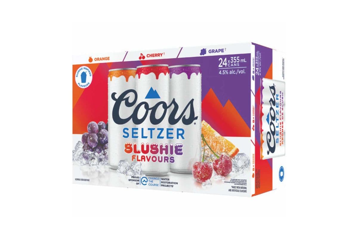 Coors Seltzer Slushie Mixer (24 x 355mL Cans)