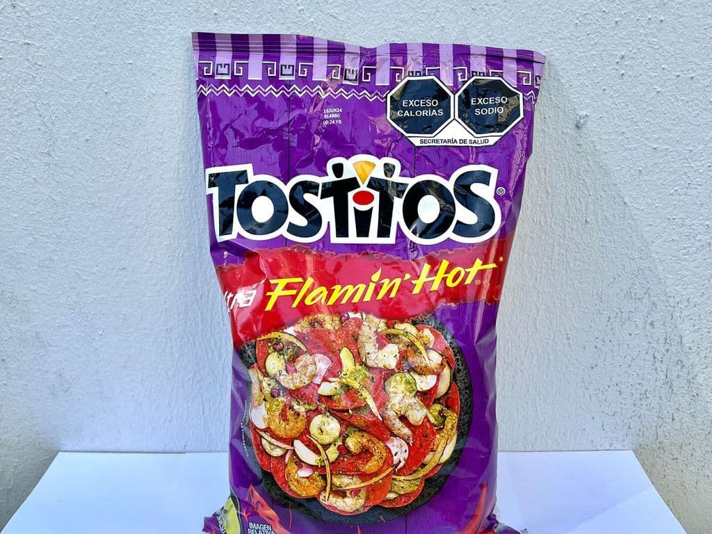 TOSTITOS EXTRA FLAMIN HOT CORN TORTILLA CHIPS 175G