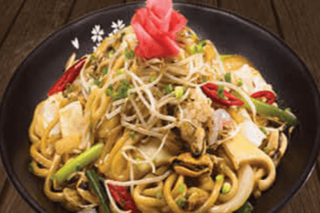 160. Shrimp Yaki Udon