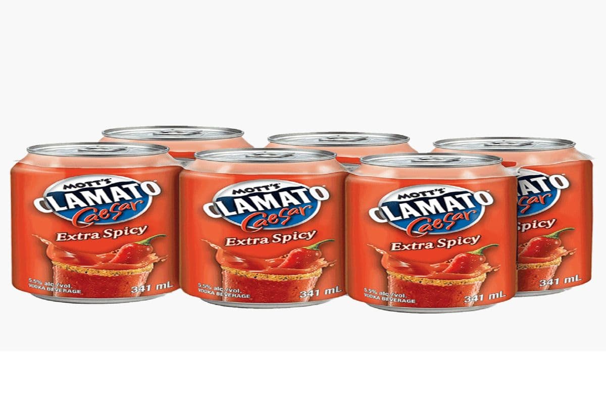 720601. Mott's Caesar Spicy (6 Cans) (1 x 6pc)