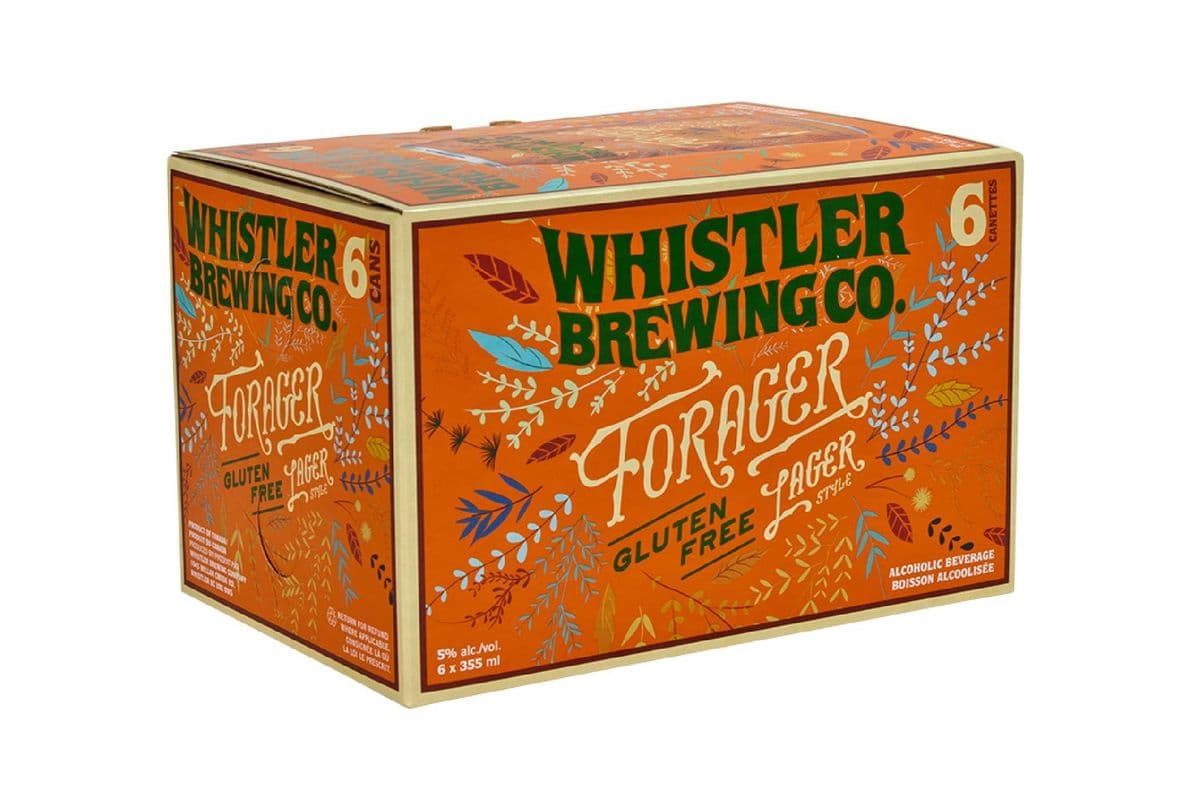 Whistler Forager Gluten Free Lager (6 x 355ml)