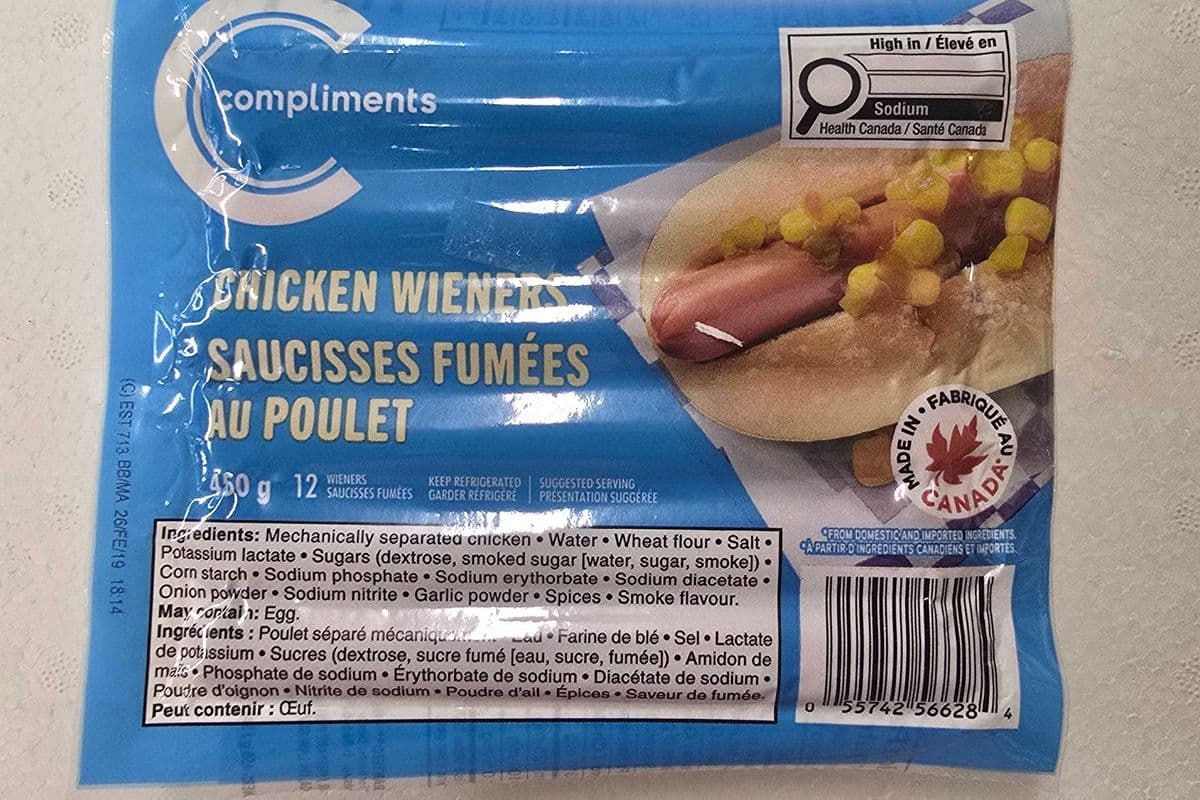 Compliments Chicken Wieners 450g (450g)