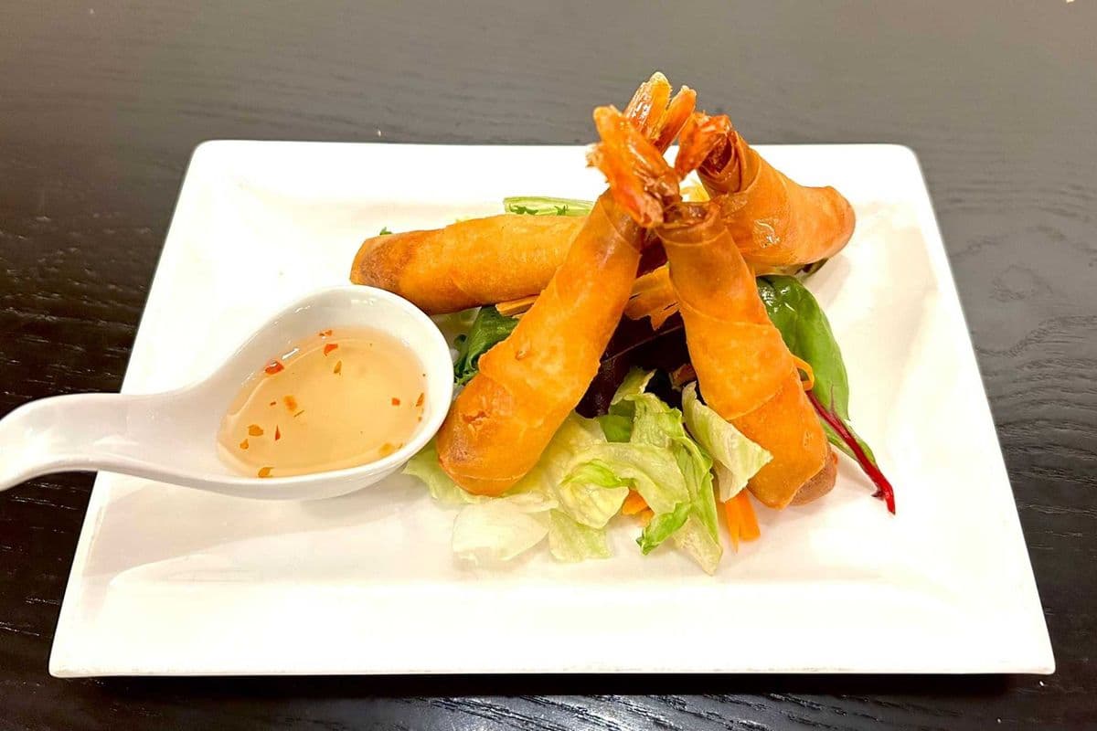 A1 - Shrimp Roll ( 4 rolls) | เปาะเปี๊ยะกุ้งทอด