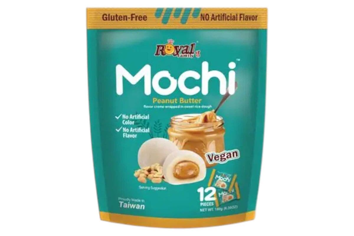 Royal Family Mochi, Peanut Butter Taiwan (180) (56 Cal)