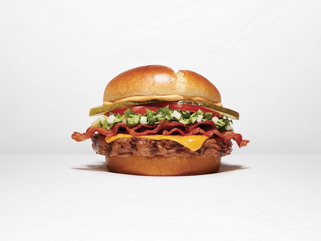 Angus Burger with Cheese & Bacon